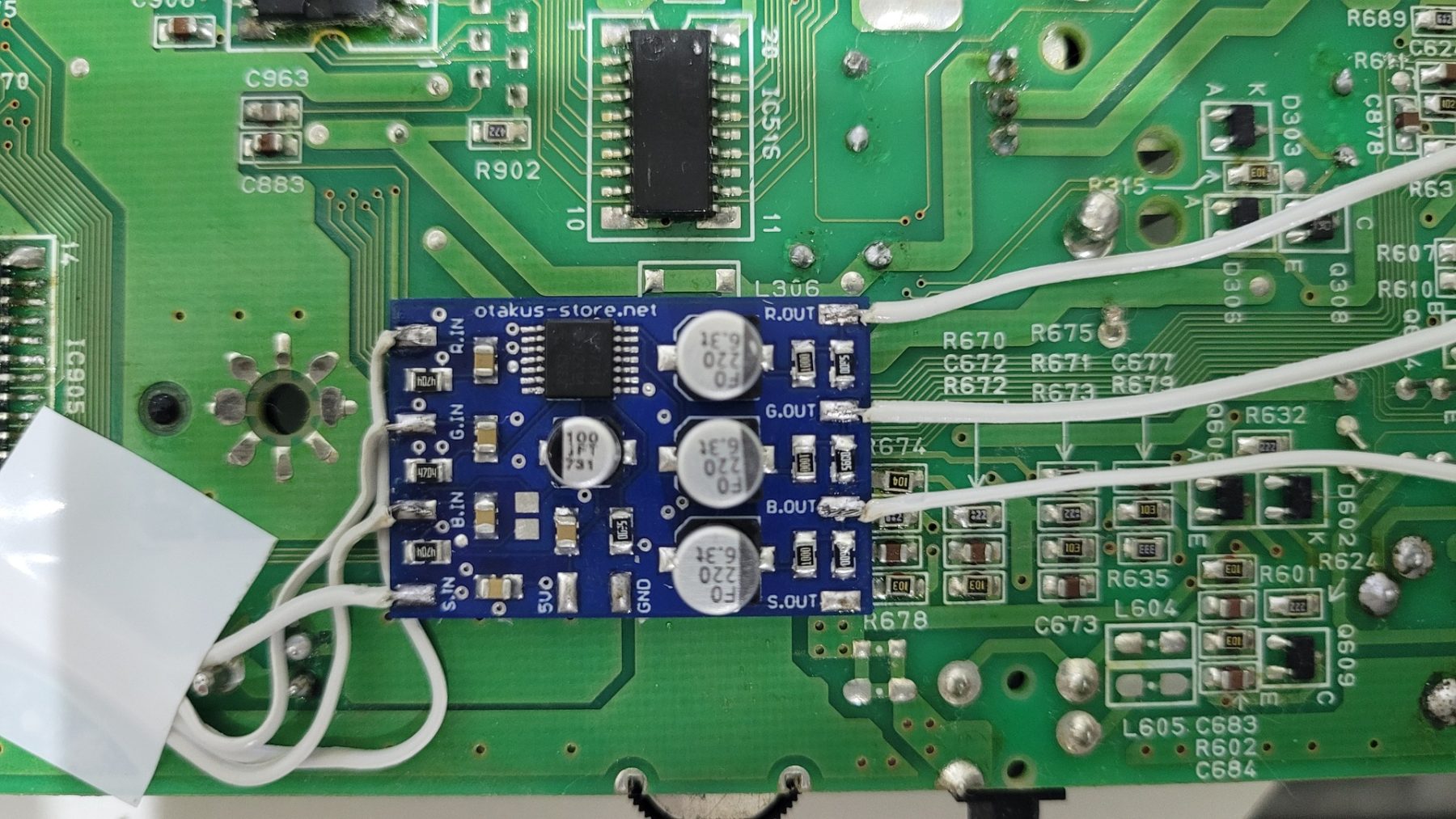 PC Engine Csync RGB Audio Amp Region Free Jailbar Fix Kompatibel